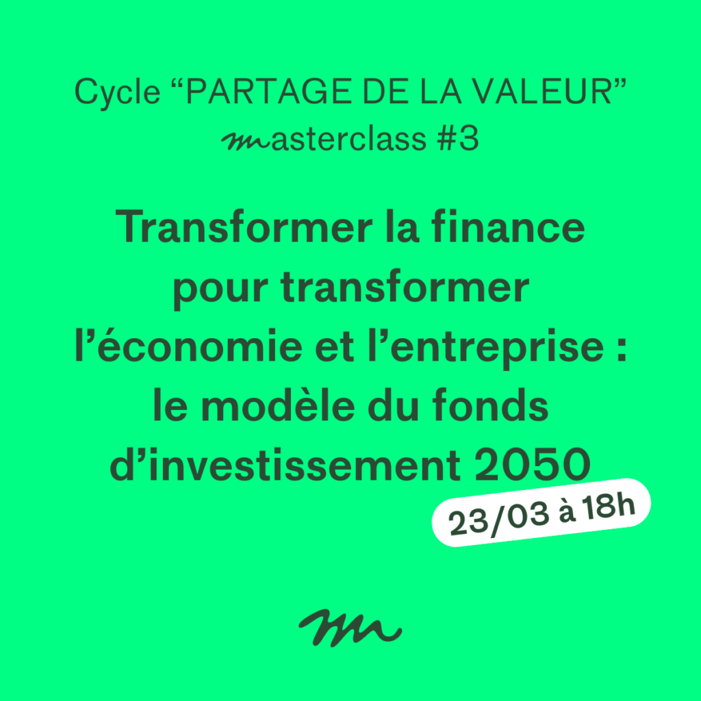Masterclass fonds d'invest 2050