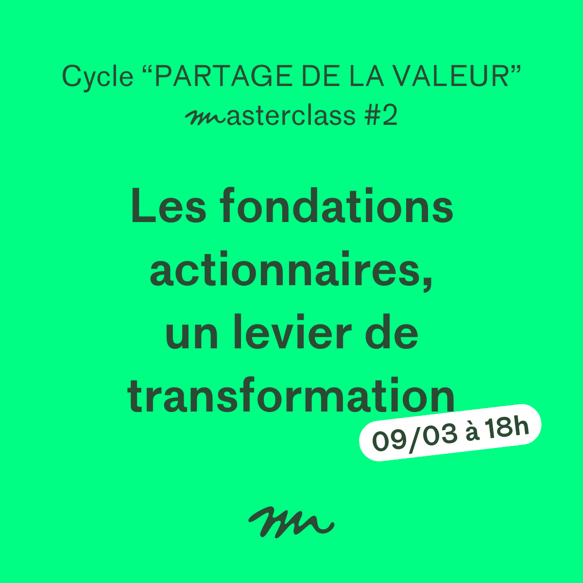 masterclass partage de la valeur 2 operation milliard